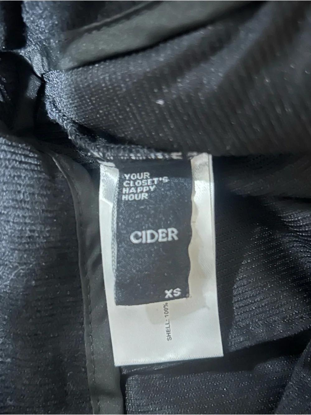 XS Cider Black Corduroy Jumpsuit - Picture 6 of 12